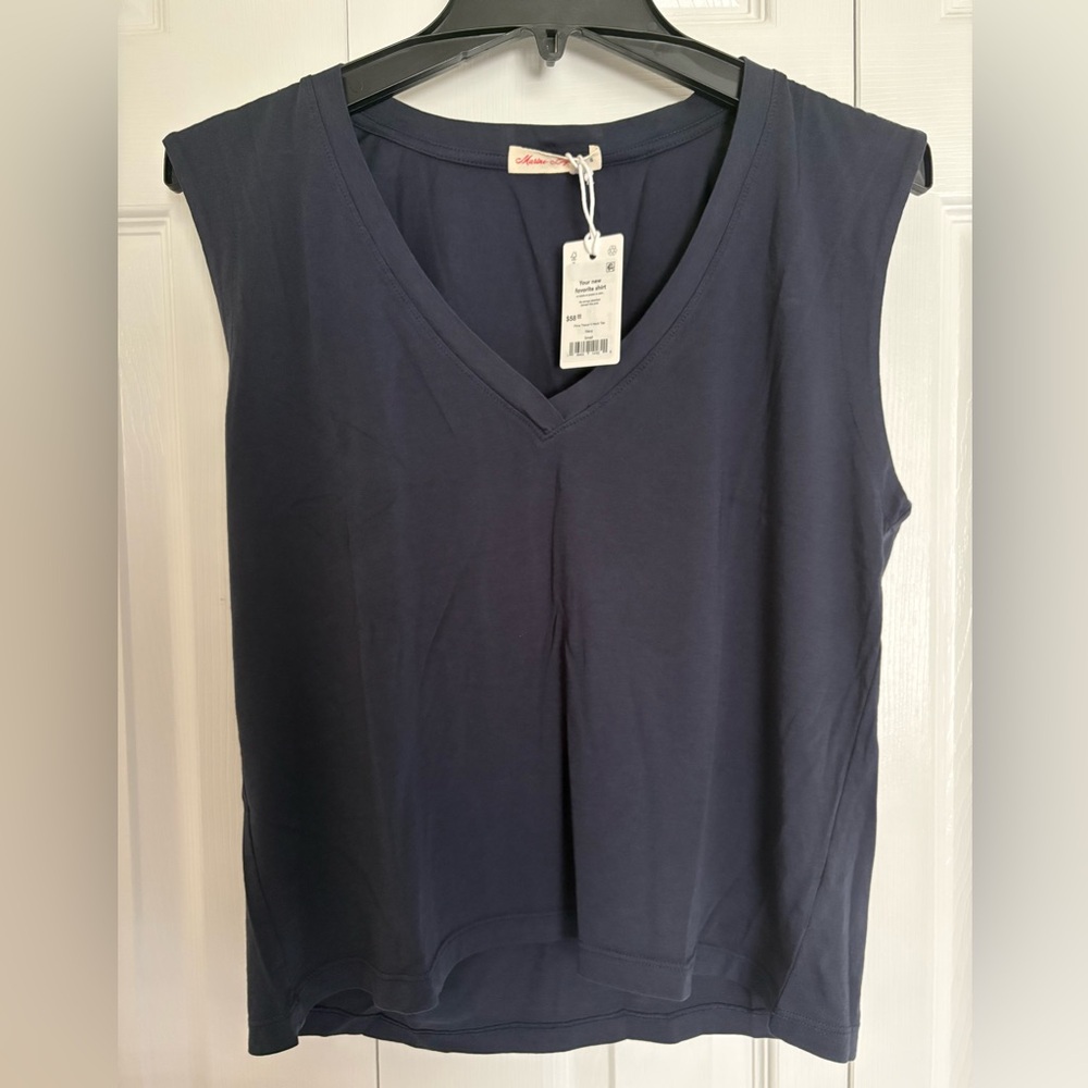 Marine Layer Pima Tissue V-Neck Tank *NWT* - Picture 2 of 3